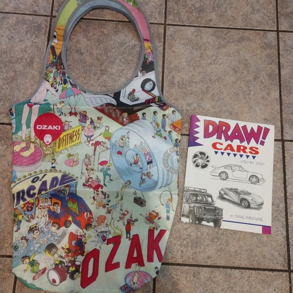 OZAKI flat tote NEW from CES LV 2015 limited print - Picture 2 of 15